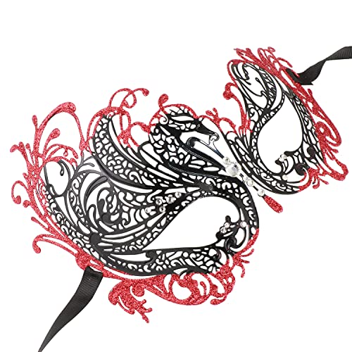Coddsmz Couple Masquerade Mask Metal Masks Venetian Party Mask Halloween Costume Mask Mardi Gras Mask Party Evening Bar Prom Ball Mask Set for Women and Men Costumes Accessory - Image 4