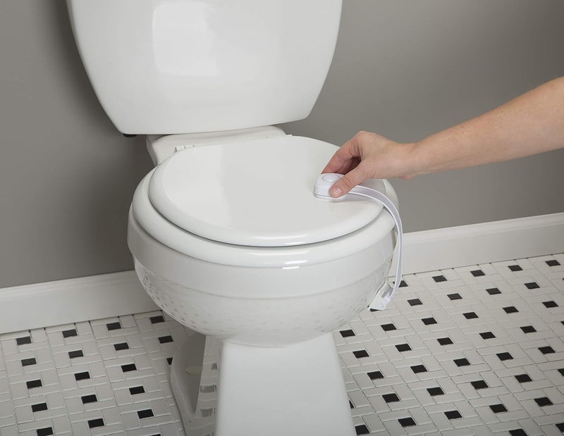 Safety 1st Outsmart Toilet Lock, Two Pack, White - Image 2