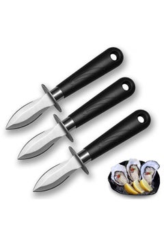 Excefore 3PCS Oyster Shucking Knife Stainless Steel Shucker Set  - Image 1