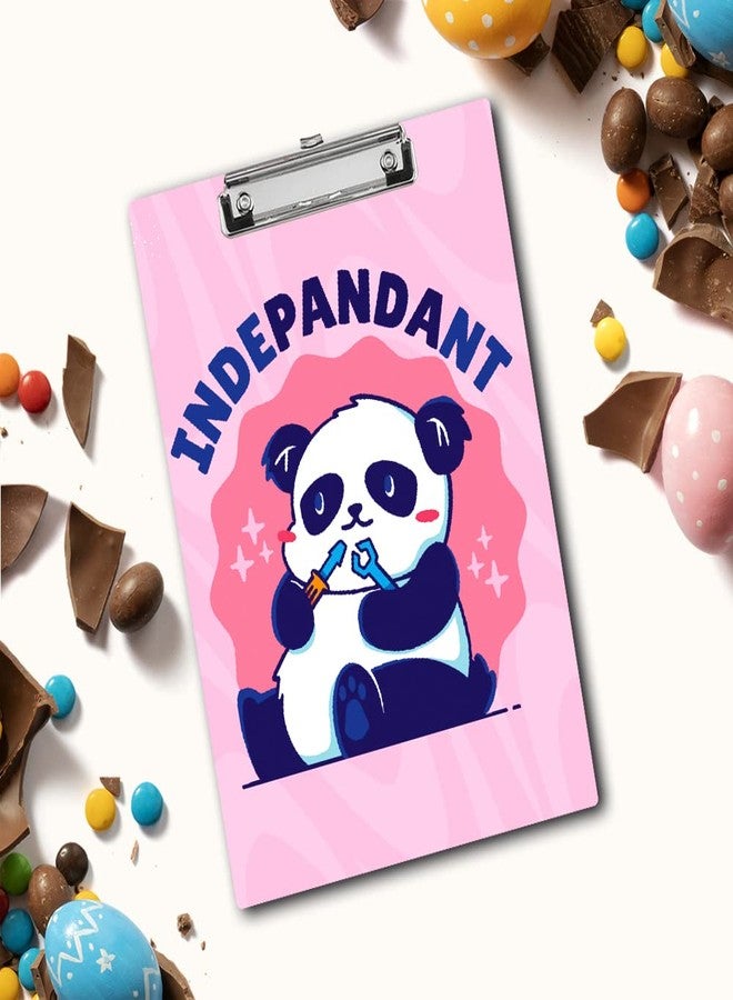 Vprint Quality Wooden Exam Board (Glossy Finish - Size 9x13 in) Exam Pad Clipboard Writing Pad Writing Surface Card Board Paper Holder for Kids Girls Boys Student School Exam (Indepandant) - Image 3