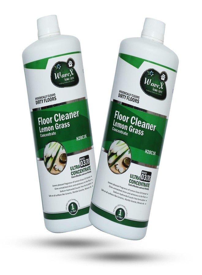 Wavex® Floor Cleaner Liquid Lemon Grass Concentrate (1ltr+1ltr) Makes 3 Litres (Two Pc Combo) - Image 1