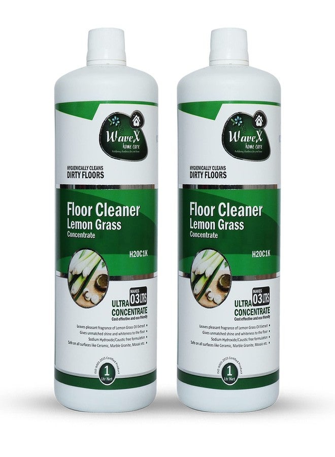 Wavex® Floor Cleaner Liquid Lemon Grass Concentrate (1ltr+1ltr) Makes 3 Litres (Two Pc Combo) - Image 2