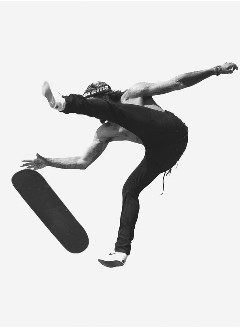 Urise Skateboard 7 Layer Wooden for Professional and Beginners, Skateboard for Adults Boys and Girls (80cm * 20cm)  - Image 2