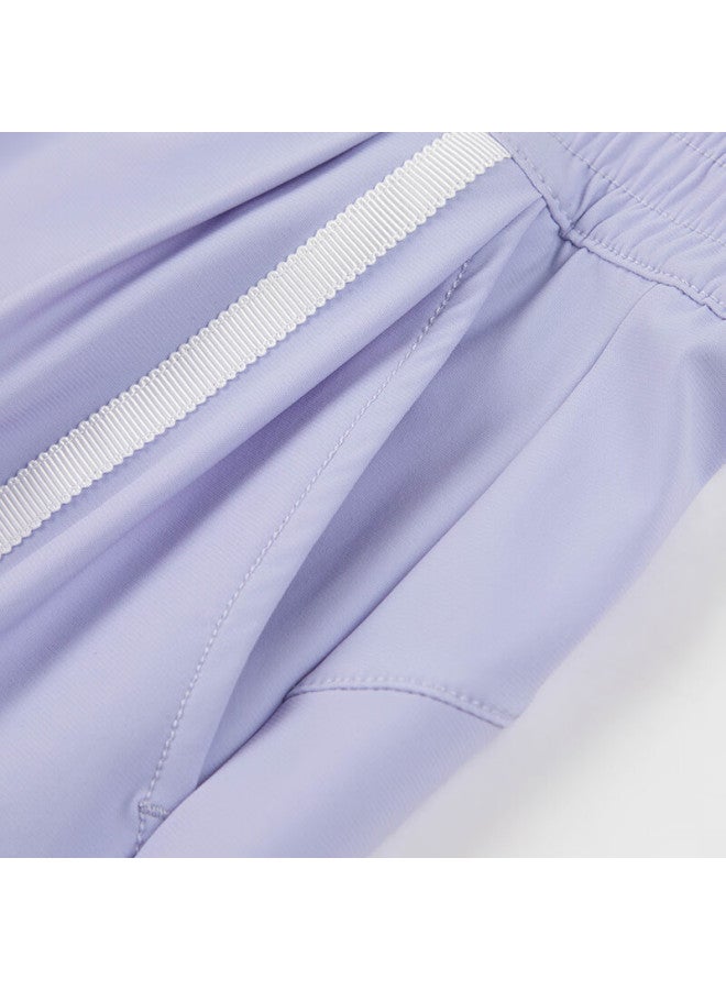 Souhait Girls' Sun Protection Shorts Summer Cool Feeling Skirt Pants Children'S Trousers Purple Taro 120 - Image 3