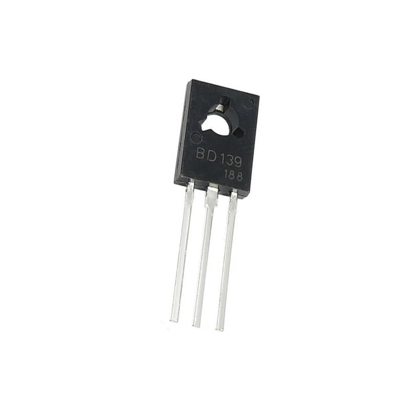 BD139 NPN Power Transistor 1.5A 80V TO126 Package 10 Pieces - Image 1