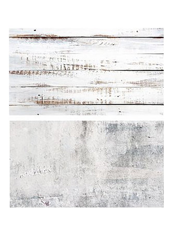 Voberry 2-In-1 Retro Wooden Seamless Background Paper For Photographers Multicolour 22x35inch