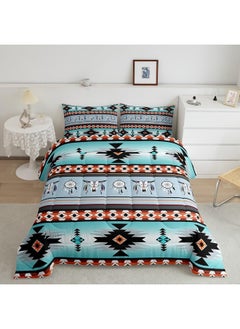 Erosebridal Erosebridal Western Boho Duvet Insert Full, Highland Cow Dream Catcher Comforter Set Southwestern Bedding Set, Ethnic Tribal Arrow Aztec Bed Quilt Retro Vintage Exotic Bull Cattle Bohemian Decor  - Image 1
