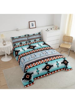 Erosebridal Erosebridal Western Boho Duvet Insert Full, Highland Cow Dream Catcher Comforter Set Southwestern Bedding Set, Ethnic Tribal Arrow Aztec Bed Quilt Retro Vintage Exotic Bull Cattle Bohemian Decor  - Image 3