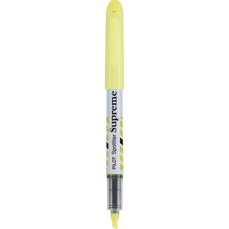 Pilot Spotliter Supreme Fluorescent Highlighters, Chisel Tip, Yellow, 12-Pack (16008) - Image 2