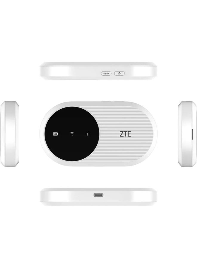 ZTE Renewed - U10 Pro 4G/Wi-Fi Dual Network Pocket Mobile WiFi 6 Router – 287 Mbps, 3000 mAh Battery white - Image 2