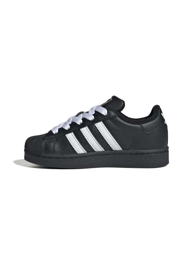 اديداس اوريجينالز adidas SUPERSTAR II C Black Originals Men Shoes