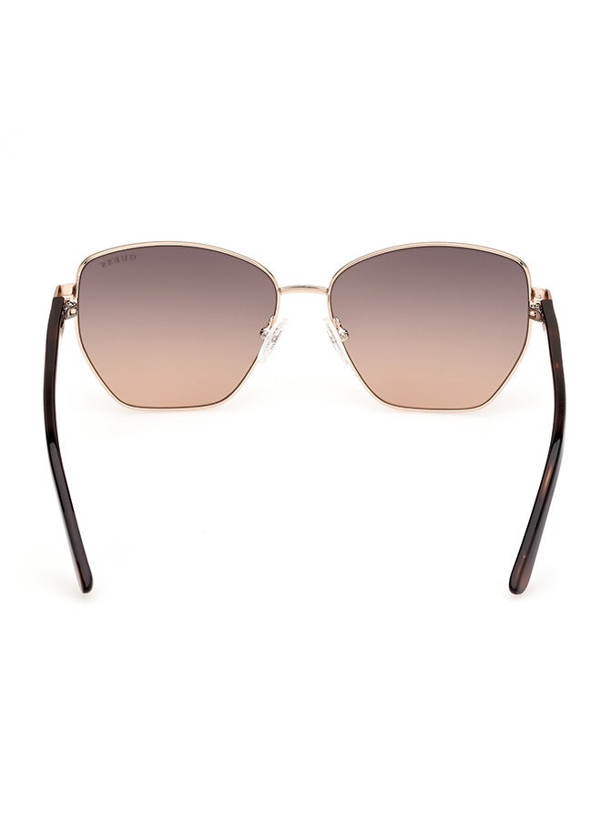 GUESS Women's UV Protection Hexagon Sunglasses - GU0010232F56 - Lens Size: 56 Mm - Image 4