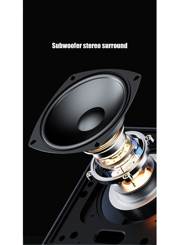 YS S-101 Wireless Handle Bluetooth Mini Speaker Singing Music Microphone Studio Portable Kids Karaoke Sound Box - Image 3