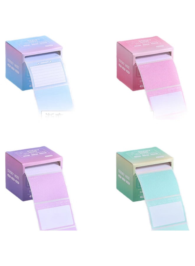 Jiamo Sticky Notes, High-Quality Pull-Out Memo Pads, Student Note-Taking, Journaling, Error Correction Labels, Message Stickers, Study Supplies, 256 Stickers/4 Boxes, Back-To Season, Teacher'S Day - Image 2