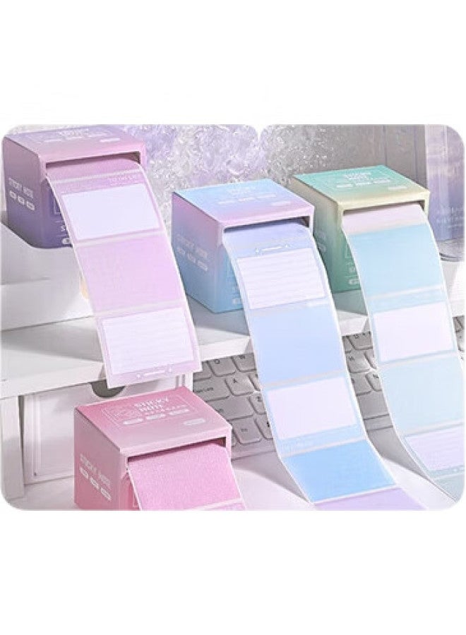 Jiamo Sticky Notes, High-Quality Pull-Out Memo Pads, Student Note-Taking, Journaling, Error Correction Labels, Message Stickers, Study Supplies, 256 Stickers/4 Boxes, Back-To Season, Teacher'S Day - Image 1