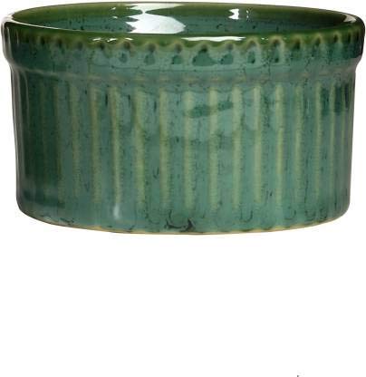 Caffeine Ceramic Handmade Metallic Green Ramekins (Set of 6), 150 ml - Image 4