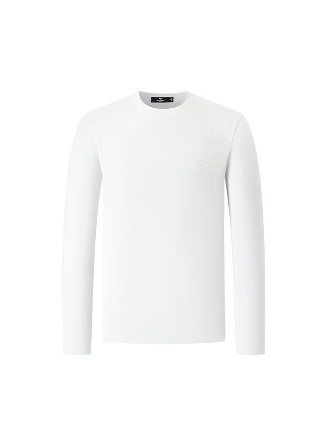Septwolves Men's Long Sleeve T-shirt Autumn Fashion Casual Modal 7a Antibacterial Base Shirt Youth Men's Clothing - Image 2