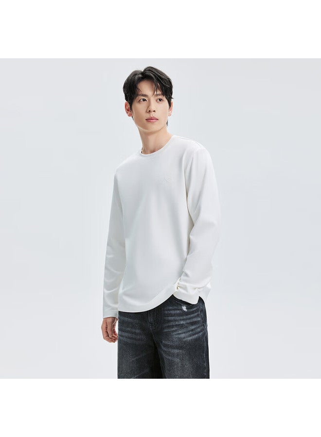 Septwolves Men's Long Sleeve T-shirt Autumn Fashion Casual Modal 7a Antibacterial Base Shirt Youth Men's Clothing - Image 1
