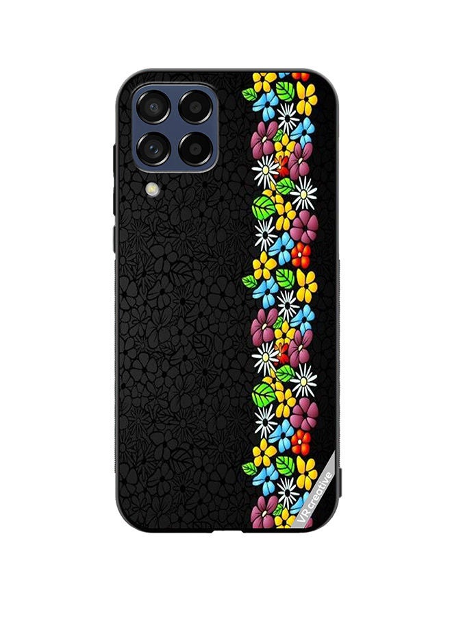 VR CREATIVE Protective Case Cover For Samsung Galaxy M53 Flower Design Multicolour - Image 1