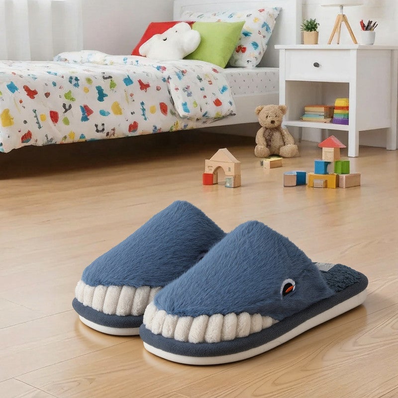 Lucky Kids Cartoon Slippers for Kids, Funny Animal House Shoes with Non-Slip Sole, Cozy Plush Indoor Comfort Footwear for Boys and Girls - Image 5