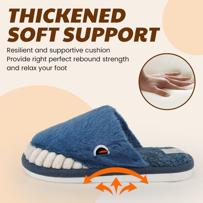 Lucky Kids Cartoon Slippers for Kids, Funny Animal House Shoes with Non-Slip Sole, Cozy Plush Indoor Comfort Footwear for Boys and Girls - Image 3