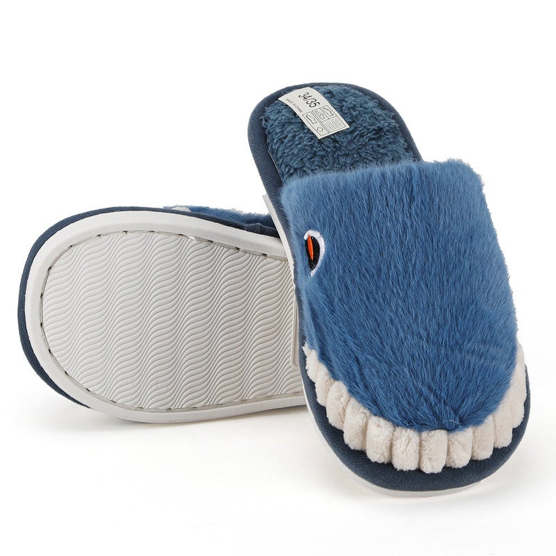 Lucky Kids Cartoon Slippers for Kids, Funny Animal House Shoes with Non-Slip Sole, Cozy Plush Indoor Comfort Footwear for Boys and Girls - Image 1