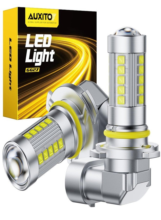 أوكسيتو مصابيح ضباب LED من AUXITO 9006، ضوء أبيض بارد 6500 كلفن، حجم صغير 1:1 HB4 9006، إضاءة كاملة 360 درجة (عبوة من قطعتين) - Image 1
