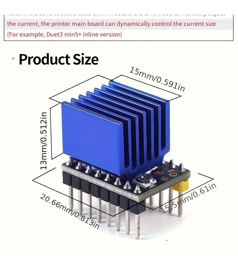 مشغل محرك الخطوة TMC2209 V1.3 2.8 أمبير صامت للغاية متوافق مع لوحات التحكم Octopus V1.1 Octopus Pro Manta M4P M5P M8P SKR V1.4 Turbo SKR 3 - 5 قطع - Image 1
