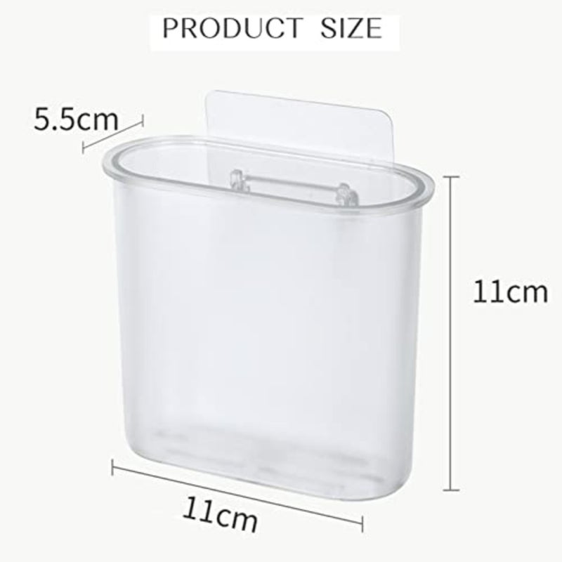 2 Packs Toothbrush Holders Wall Mounted, Self Adhesive Tooth Brush Holder for Bathroom Electric Toothbrush Toothpaste Razor Holder Bathroom Accessories - Image 2
