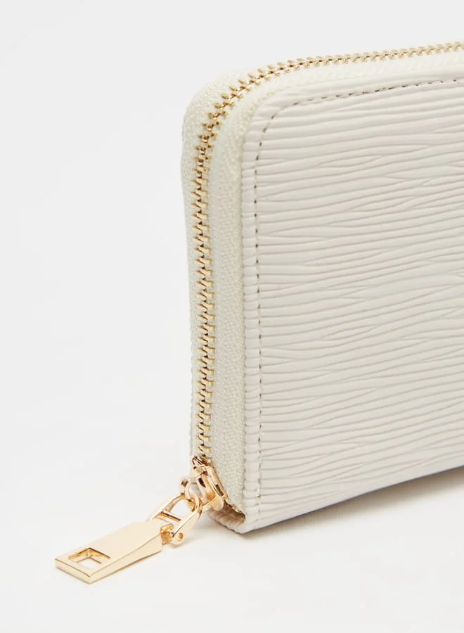 Celeste Women Textured Zip Around Wallet