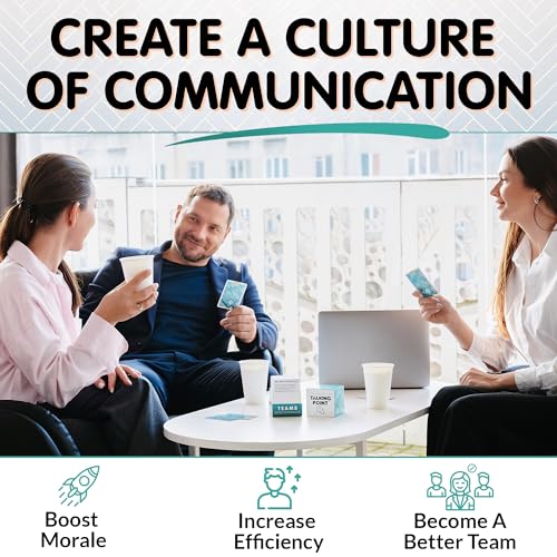 TALKING POINT CARDS 200 Conversation Cards for Teams - Meaningful Questions That Help Team Members Understand Each Other - Team Building Conversation Starter Card Game for Work - Office Icebreaker Conversation Card - Image 2