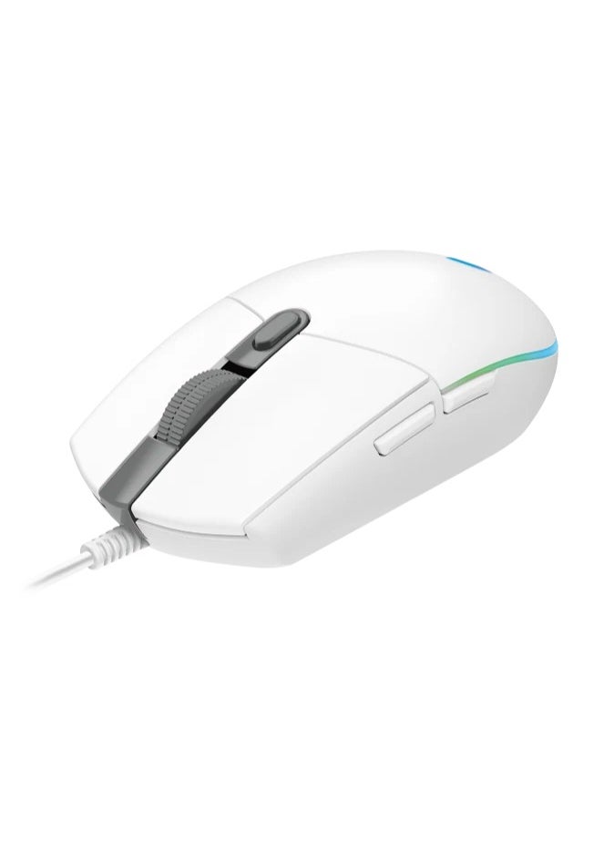 LOGI Logitech G102 High Performance Wired Gaming Mouse, Lightsync RGB lighting,200 – 8,000 DPI, Gaming-grade Sensorand a Classic 6-Button Design,White  - Image 2
