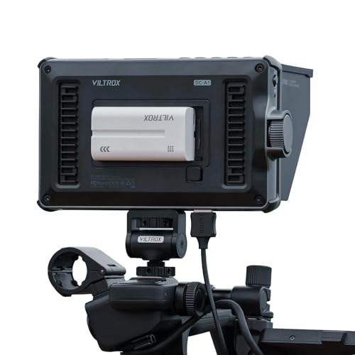 VILTROX مراقب الكاميرا VILTROX DC-A1 بحجم 7 بوصات مع شاشة تعمل باللمس، 2800 نيت، 4K HDMI في/خارج، مجموعة مراقب خارجي DSLR مع غطاء واقي من الشمس، أدوات المراقبة ومخطط المتجهات، مساعد التركيز، 3DLUT، وظيفة اللون الزائف - Image 1