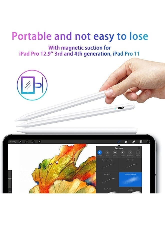 Touch Screen Stylus Pen For Android And Ios Tablets/phones, Rechargeable Stylist Pen Compatible With Apple Iphone/ipad/phone Tablets - Image 4