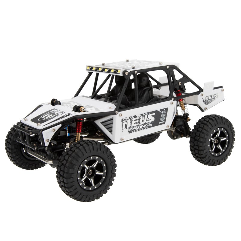 MEUS RACING Mantis24 Body with Roll Cage for Axial 1/24 SCX24 RC Crawler (White) - Image 4