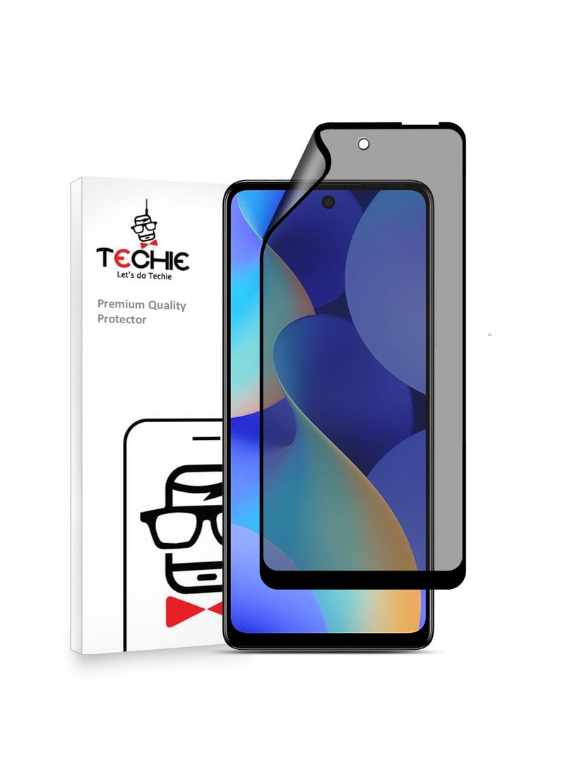 Techie Techie Full Cover Explosion-Proof Matte Ceramic Privacy Film Screen Protector for Tecno Spark 10 Pro  - Image 1
