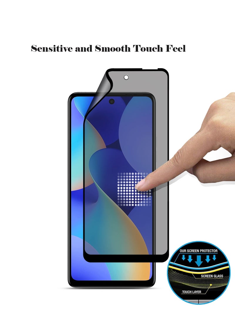 Techie Techie Full Cover Explosion-Proof Matte Ceramic Privacy Film Screen Protector for Tecno Spark 10 Pro  - Image 5