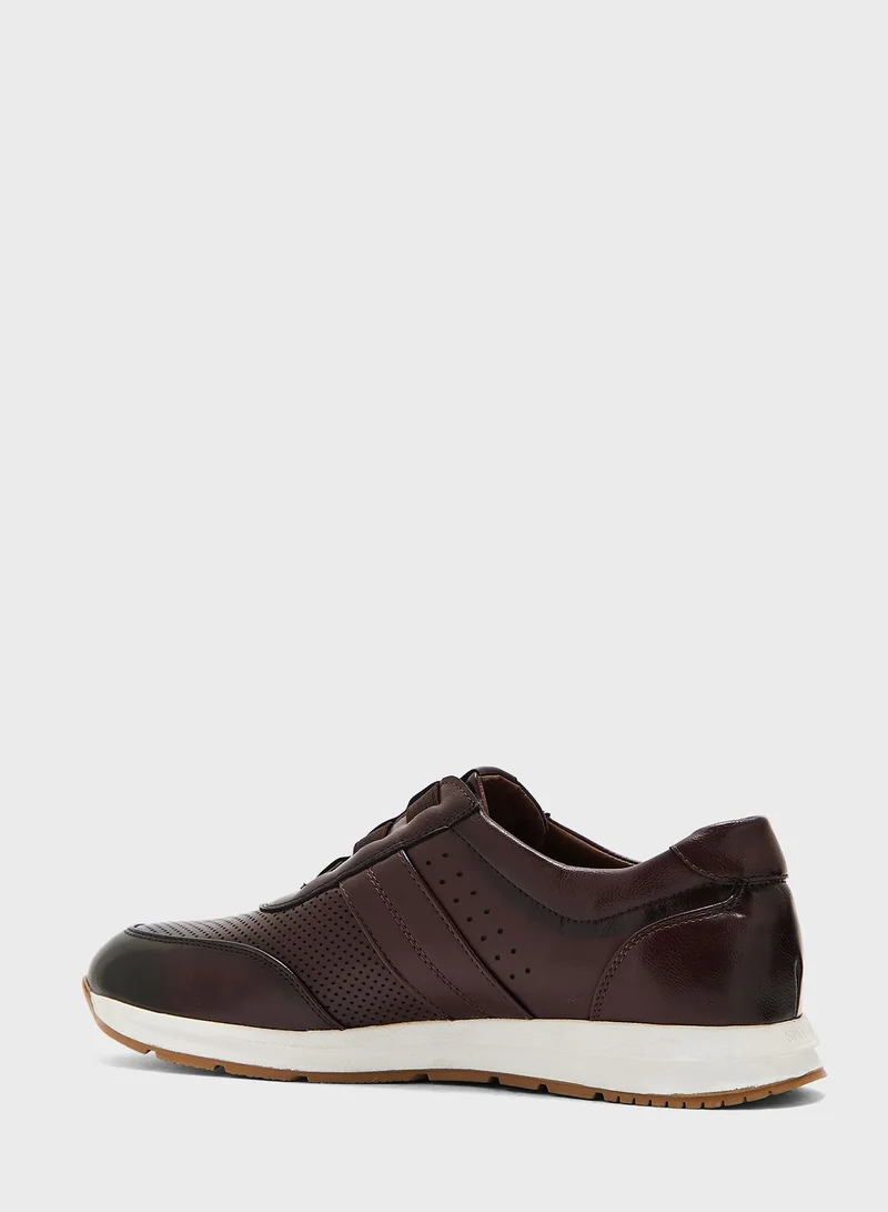 Robert Wood Webbing Loop Highlight Casual Slip Ons