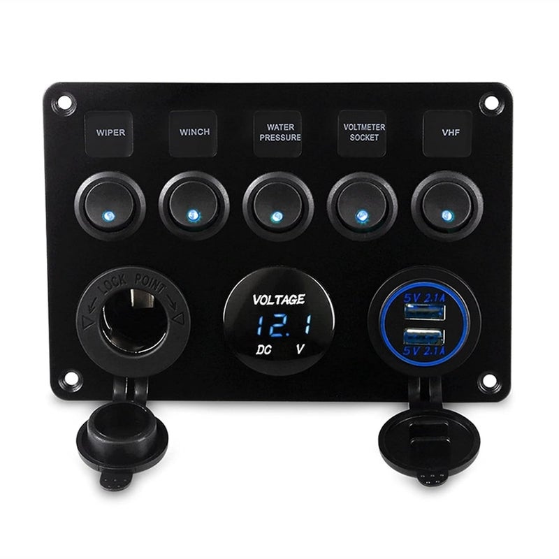 Wivplex Herorider Dual USB Socket Charger with Voltmeter - Image 1