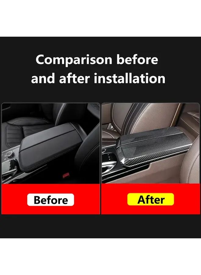 Carbon Fiber Car Console Cover for GLE GLS ML GL 2012 to 2019 - Image 2