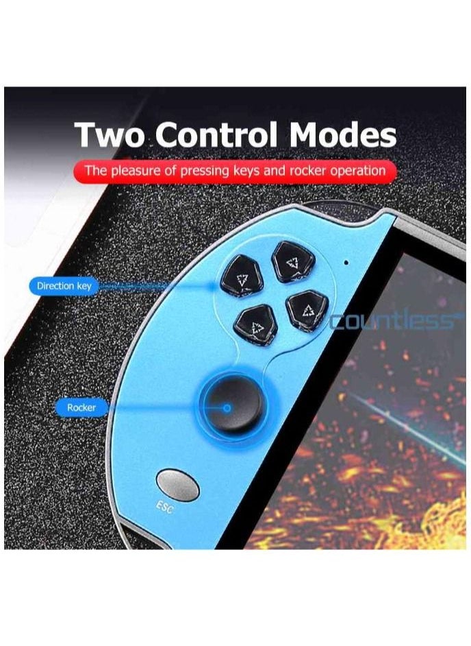 Generic - X12 Plus Wireless Video Game Console PSP Nostalgic 7.0 Inch Large - Image 1