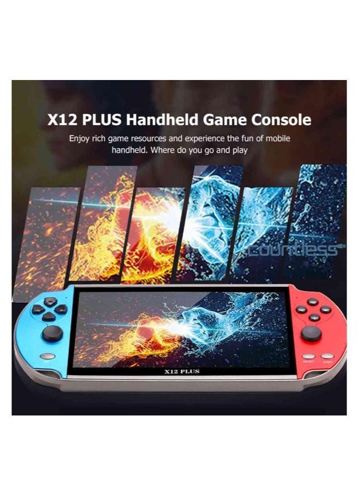 Generic - X12 Plus Wireless Video Game Console PSP Nostalgic 7.0 Inch Large - Image 1