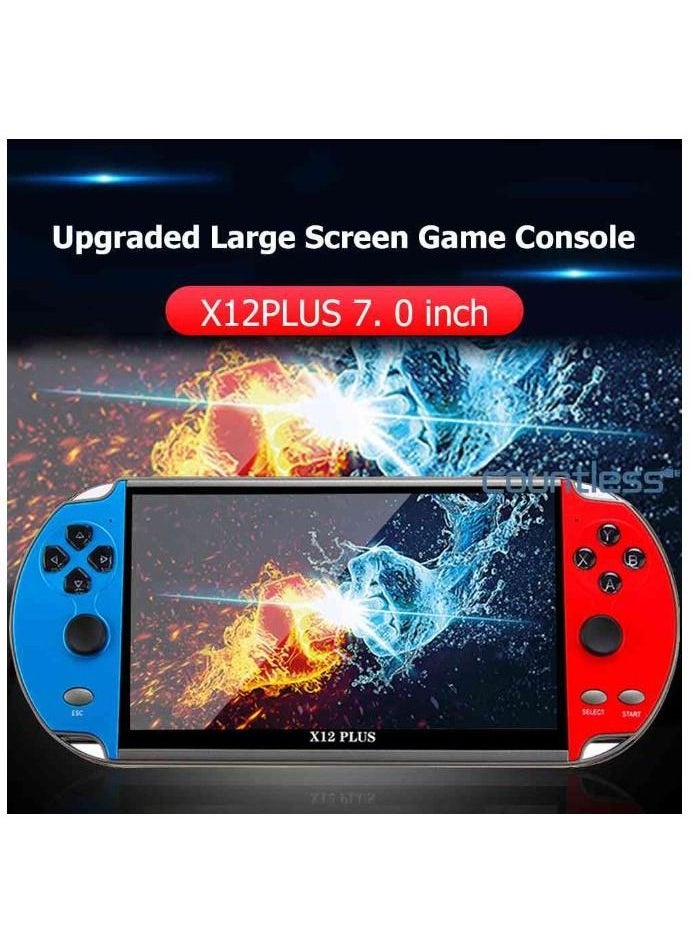 Generic - X12 Plus Wireless Video Game Console PSP Nostalgic 7.0 Inch Large - Image 1