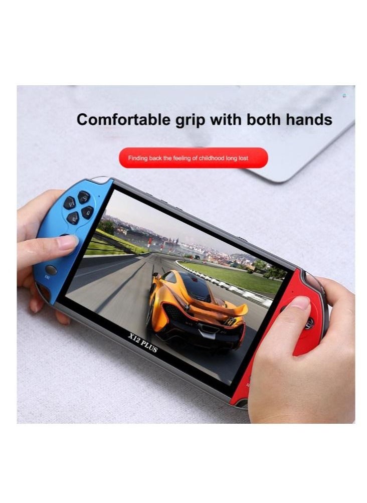 Generic - X12 Plus Wireless Video Game Console PSP Nostalgic 7.0 Inch Large - Image 1