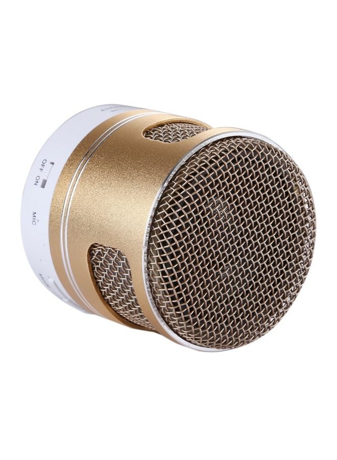 NIBEMINENT Portable Bluetooth Speaker With Built-in Mic Gold  - Image 2