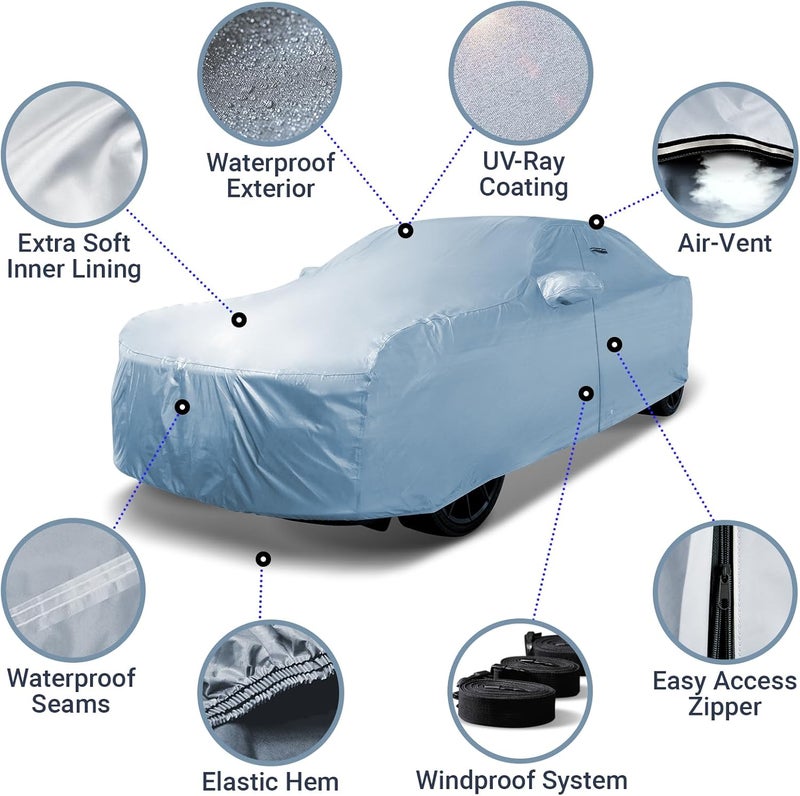 iCarCover Premium Car Cover for Pontiac Trans AM - Image 4