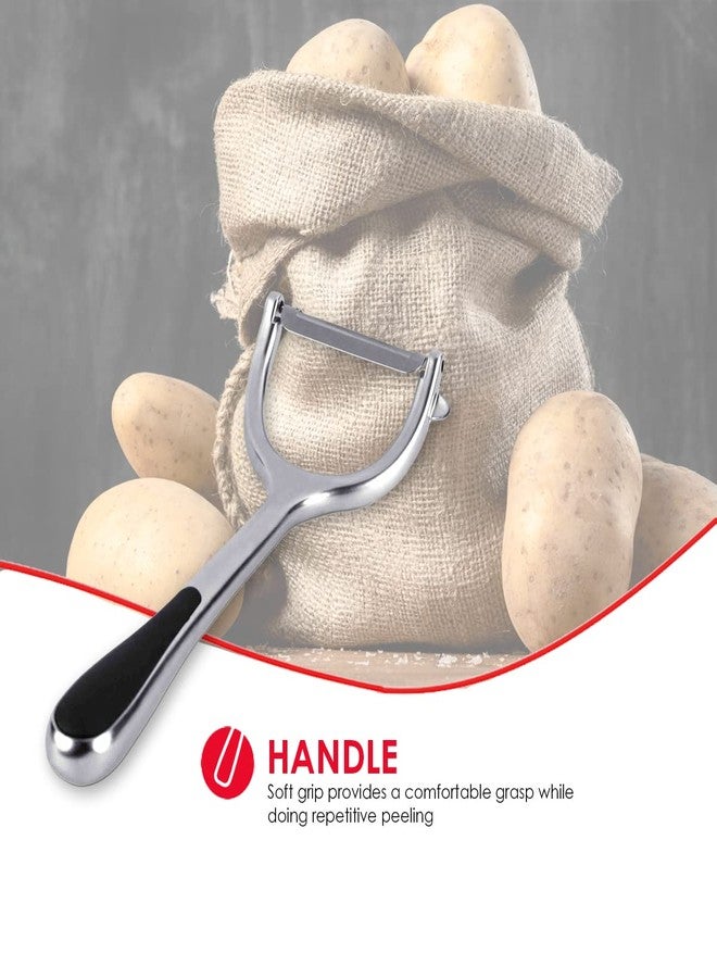 Home Basics Home Basic Horizontal Zinc Veg Peeler - Image 4