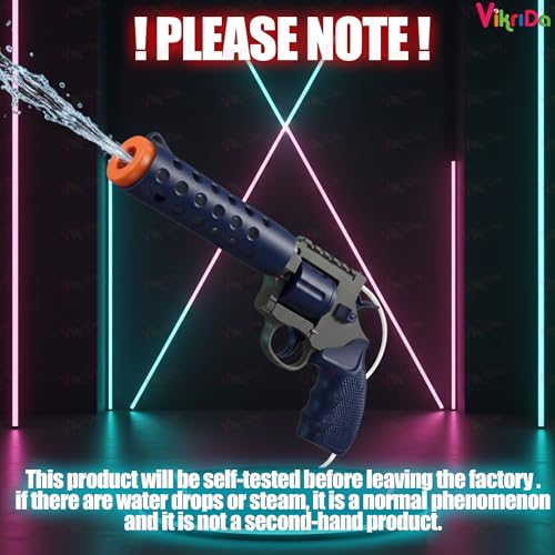 VikriDA Electric Water Gun with Free Extra Rechargeable Battery | 1800CC Large Tank Water Blaster | 20–30 ft Long Range | Pool & Beach Summer Toy – Blue - Image 2