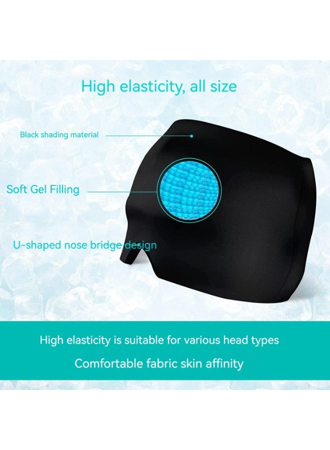Head Wrap, Renpho Headache Relief Hat for Migraine Cap Therapy Eye Mask with Gel - Image 3