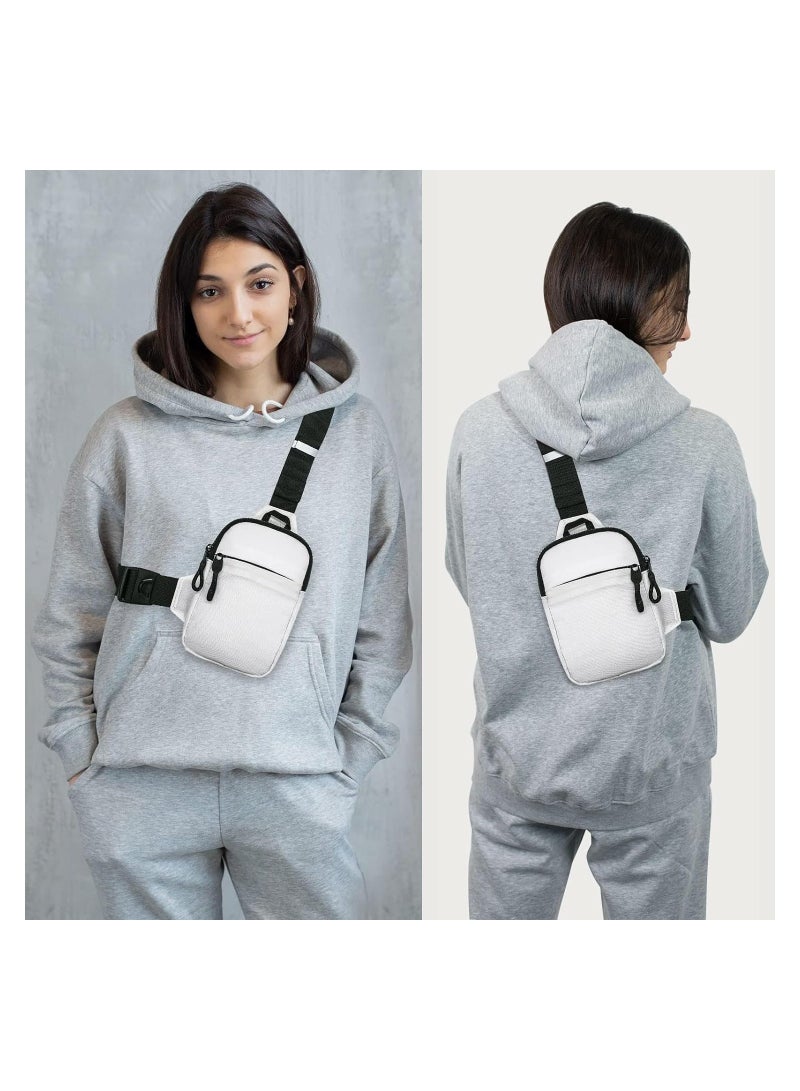 SYOSI Small Sling Bag for Men Waterproof Crossbody Fanny Packs Purses Chest Bags with Adjustable Shoulder Belt for Travel Sport Camping - Image 2